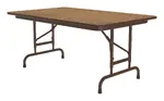 Height Adjustable Folding Table