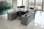 U Shaped Modern Reception Desk