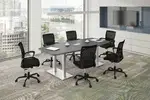 Modern Boat Shaped Conference Table