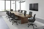 Boat Shaped Conference Table