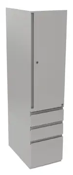 Metal Storage Cabinet with Drawers