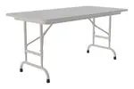 Adjustable Height Folding Table