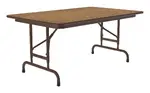 Folding Table with Adjustable Legs