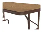 Folding Table with Adjustable Legs