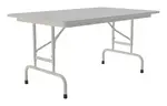 Folding Table with Adjustable Legs