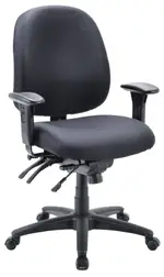 Black Fabric Task Chair