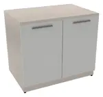 Storage Cabinet with Glass Doors