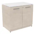 Storage Cabinet with Glass Top