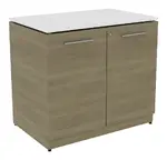 Storage Cabinet with Glass Top