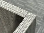 L-Shaped Desk with Transaction Counter