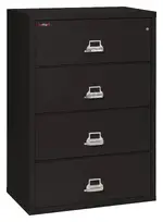 4 Drawer Lateral Fireproof File Cabinet - 38