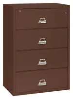 4 Drawer Lateral Fireproof File Cabinet - 38 Wide