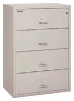 4 Drawer Lateral Fireproof File Cabinet - 38 Wide