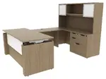 U Shaped Height Adjustable Executive Desk