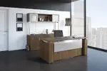 Adjustable Height Executive Desk