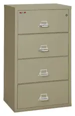 4 Drawer Lateral Fireproof File Cabinet - 32