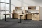 2 Person Height Adjustable Desk