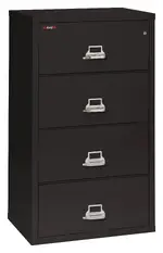 4 Drawer Lateral Fireproof File Cabinet - 32 Wide