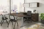 U Shaped Sit Stand Desk