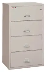 4 Drawer Lateral Fireproof File Cabinet - 32 Wide