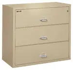 3 Drawer Lateral Fireproof File Cabinet - 45 Wide