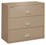 3 Drawer Lateral Fireproof File Cabinet - 45 Wide