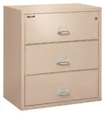 3 Drawer Lateral Fireproof File Cabinet - 38 Wide