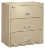 3 Drawer Lateral Fireproof File Cabinet - 38 Wide