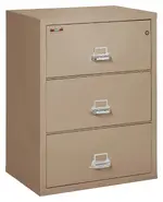 3 Drawer Lateral Fireproof File Cabinet - 32