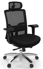 Heavy Duty Mesh Back Chair with Headrest