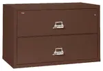 2 Drawer Lateral Fireproof File Cabinet - 45 Wide