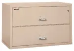 2 Drawer Lateral Fireproof File Cabinet - 45 Wide