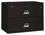 2 Drawer Lateral Fireproof File Cabinet - 38 Wide