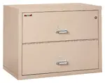 2 Drawer Lateral Fireproof File Cabinet - 38 Wide