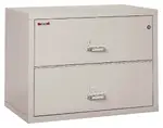 2 Drawer Lateral Fireproof File Cabinet - 38 Wide