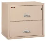 2 Drawer Lateral Fireproof File Cabinet - 32 Wide