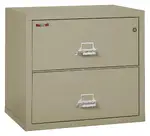 2 Drawer Lateral Fireproof File Cabinet - 32 Wide