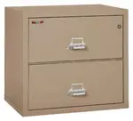 2 Drawer Lateral Fireproof File Cabinet - 32