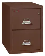 2 Drawer Vertical Fireproof File Cabinet - 18 Wide