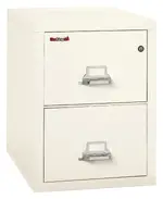 2 Drawer Vertical Fireproof File Cabinet - 18 Wide