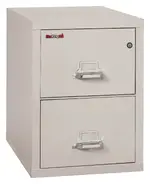 2 Drawer Vertical Fireproof File Cabinet - 18