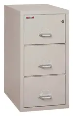 3 Drawer Vertical Fireproof File Cabinet - 18 Wide