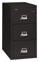 3 Drawer Vertical Fireproof File Cabinet - 32 Wide