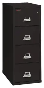 4 Drawer Vertical Fireproof File Cabinet - 18 Wide