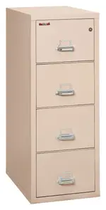 4 Drawer Vertical Fireproof File Cabinet - 18