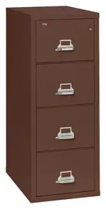 4 Drawer Vertical Fireproof File Cabinet - 18 Wide