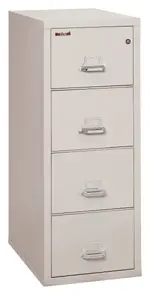 4 Drawer Vertical Fireproof File Cabinet - 18 Wide