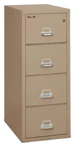 4 Drawer Vertical Fireproof File Cabinet - 18