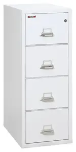 4 Drawer Vertical Fireproof File Cabinet - 21 Wide