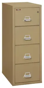 4 Drawer Vertical Fireproof File Cabinet - 21